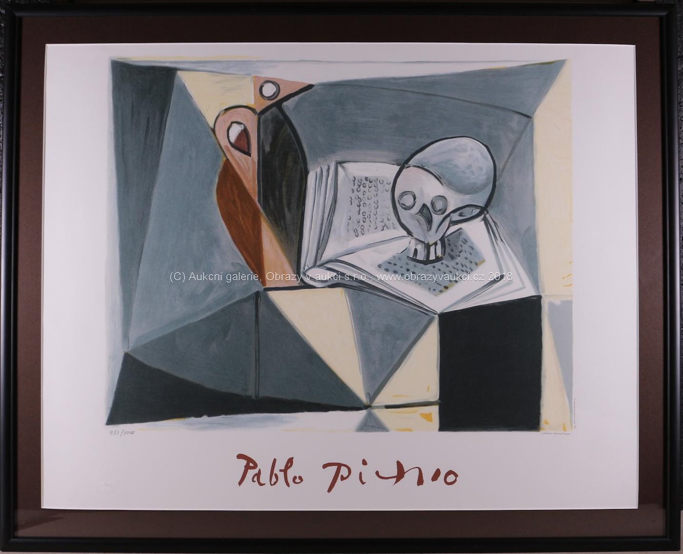 Pablo Picasso - Skull and Book