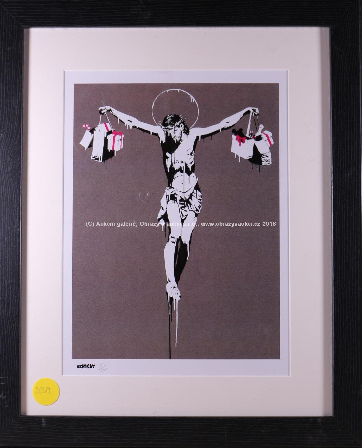 Banksy - Christ with shopping bags