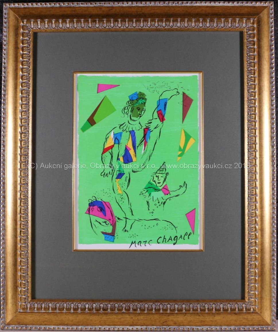 Marc Chagall - L'Acrobate vert