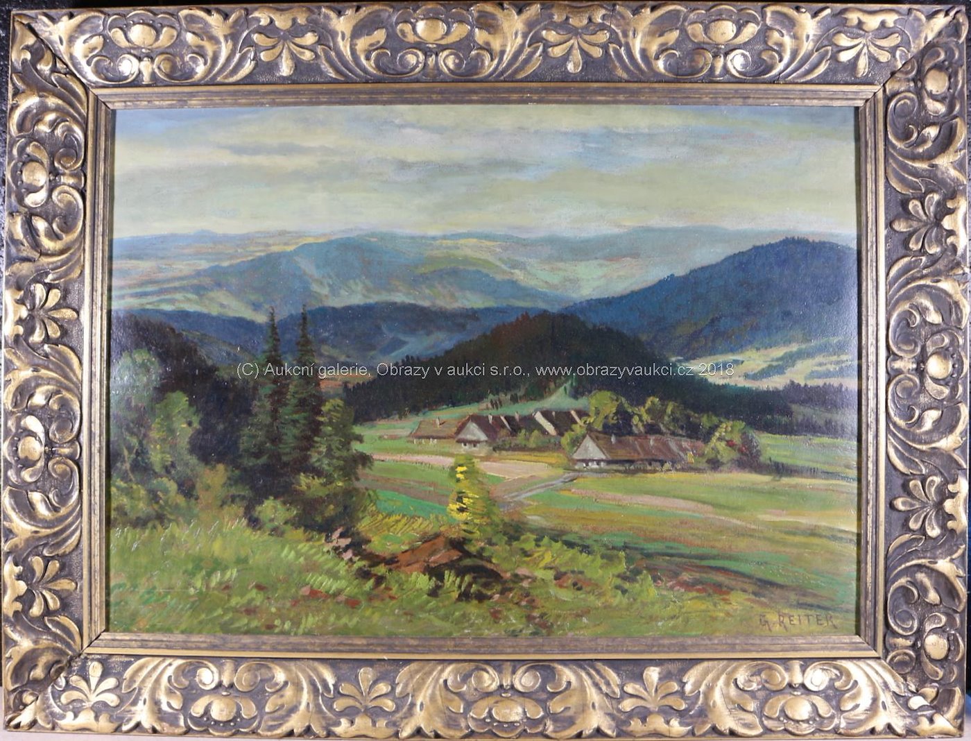 Gustav Reiter - Chalupy v údolí
