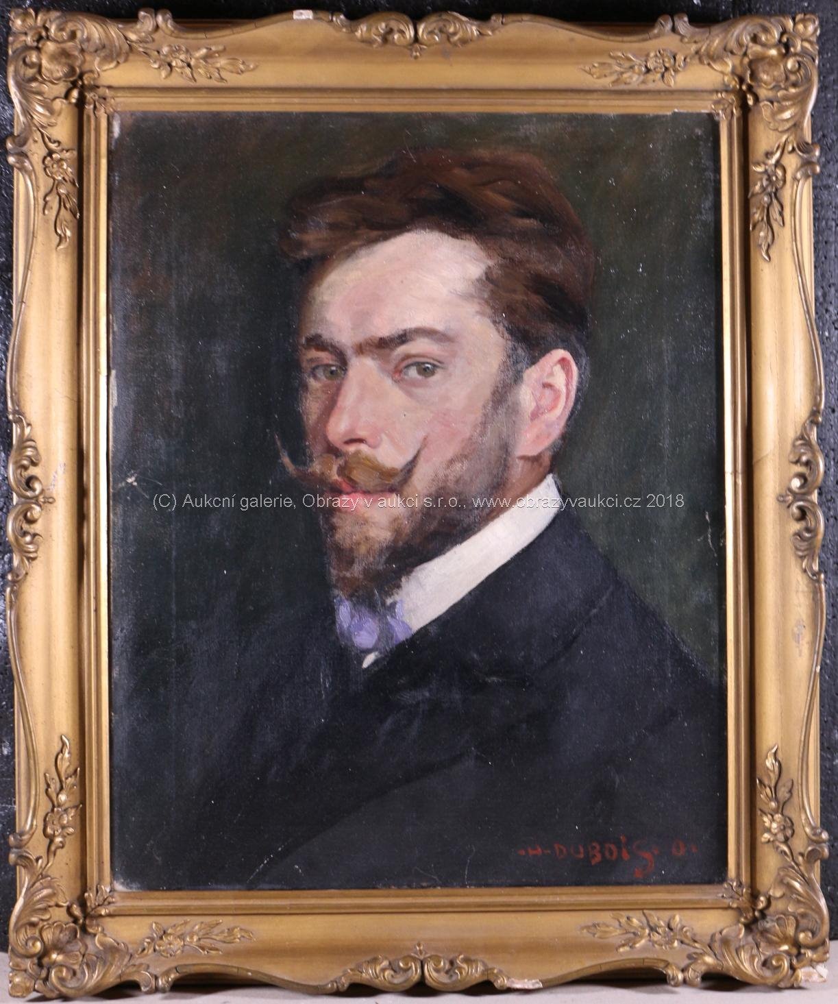 H. Dubois - Portrét mladého muže