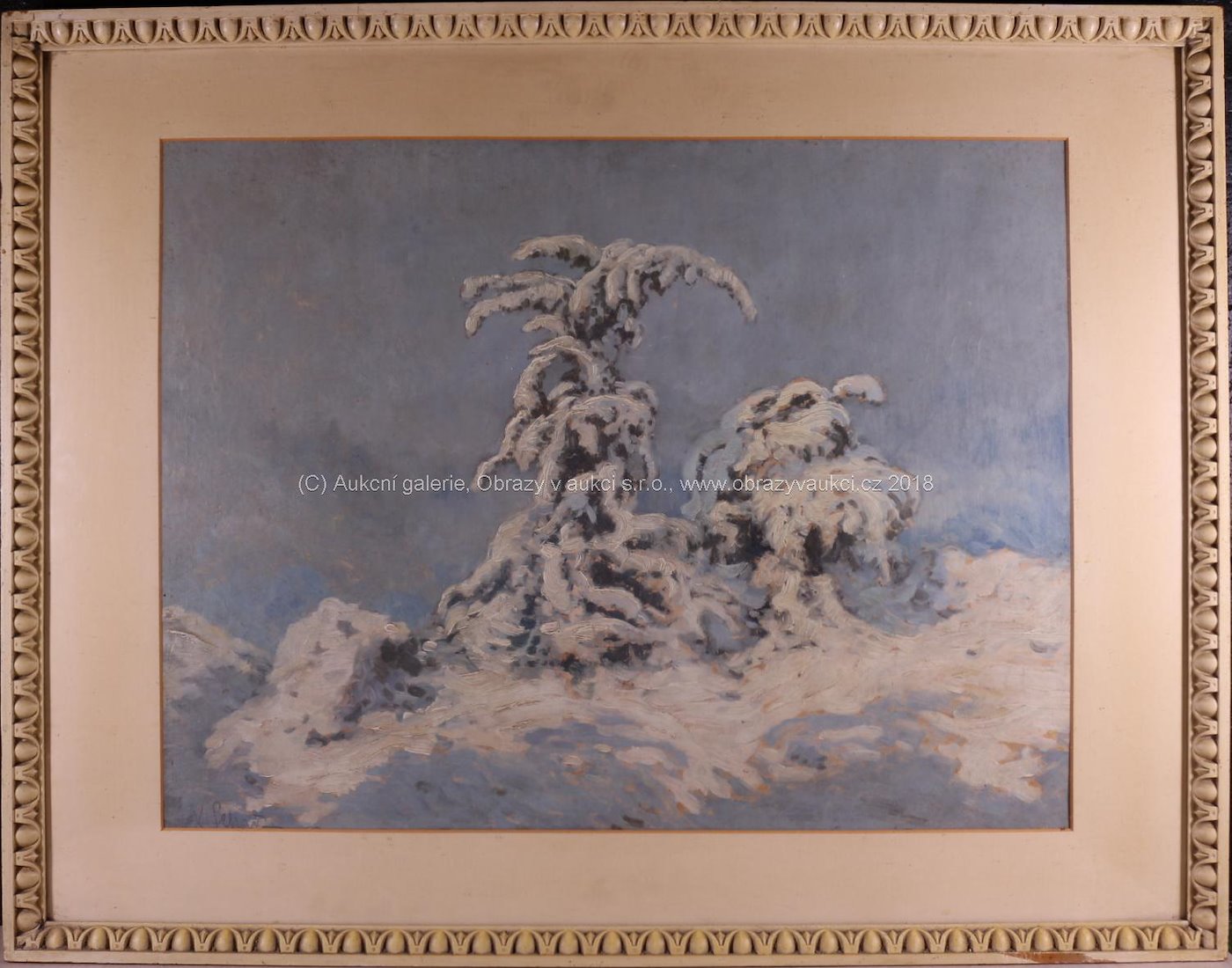 Karel Schadt - Zasněžené stromy