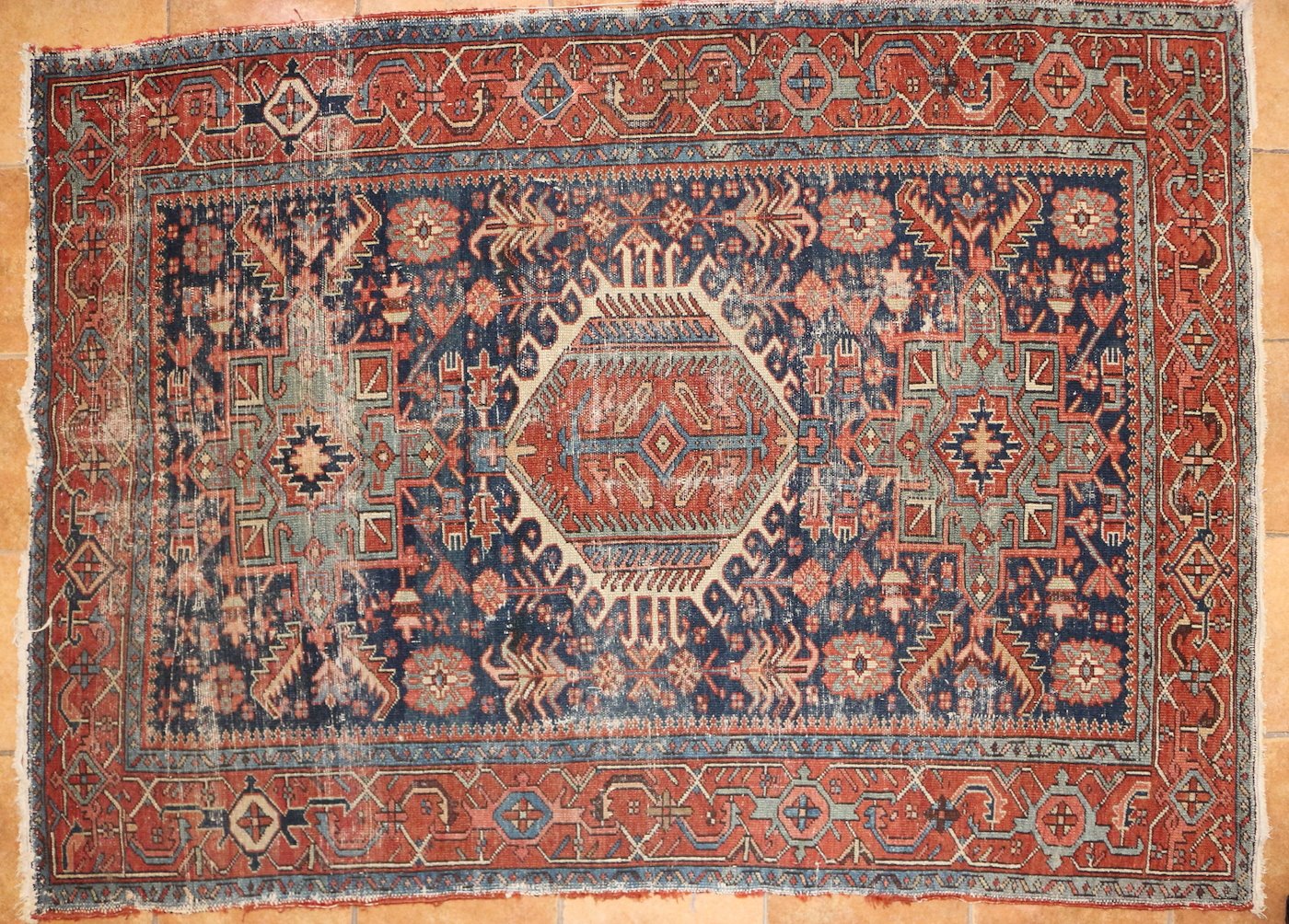 Severozápadní Írán, konec 19. stol. - Perský koberec Heríz
