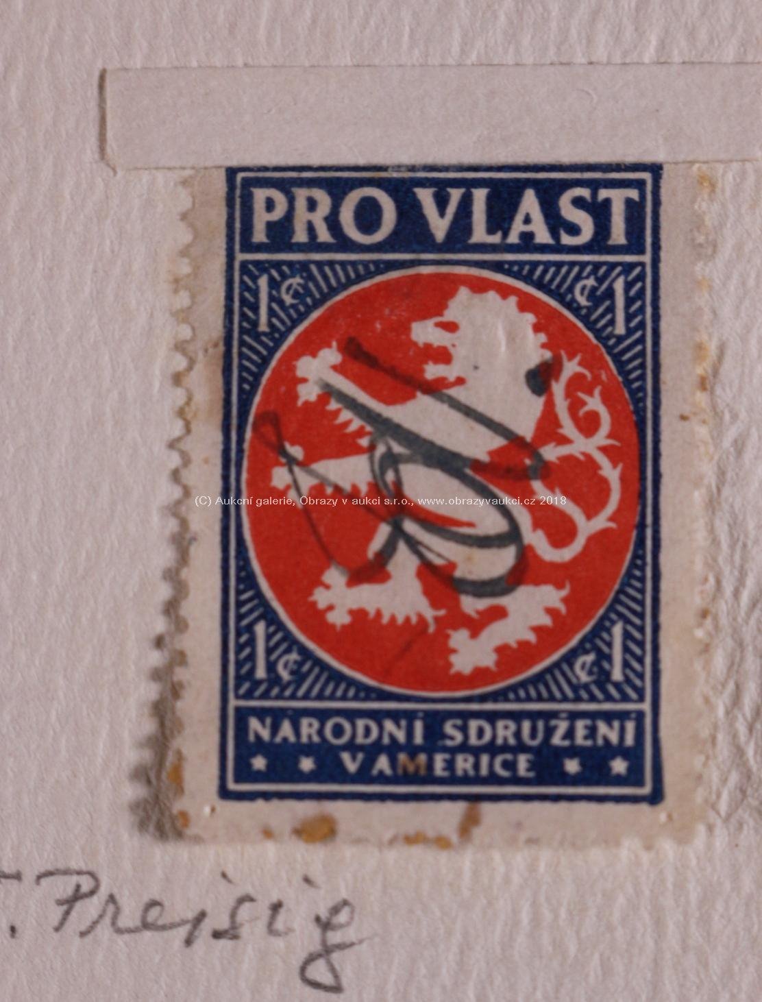 Vojtěch Preissig - Poštovní známka