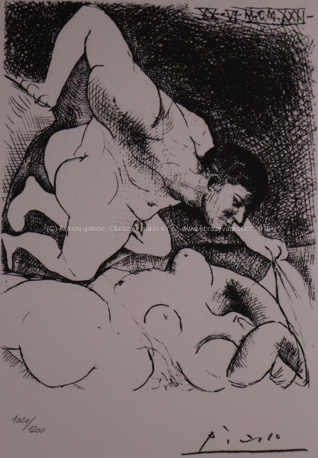 Pablo Picasso - Erotická scéna