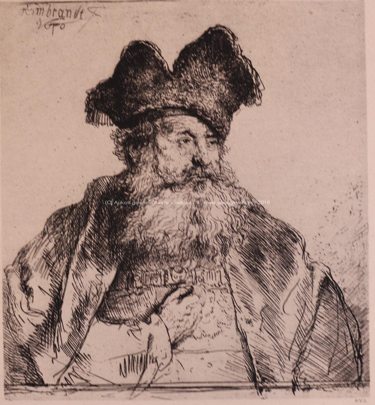 Rembrandt van Rijn - Stařec s plnovousem
