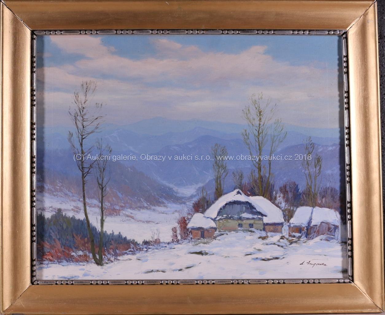 Antonín Augusta - Zima v horách