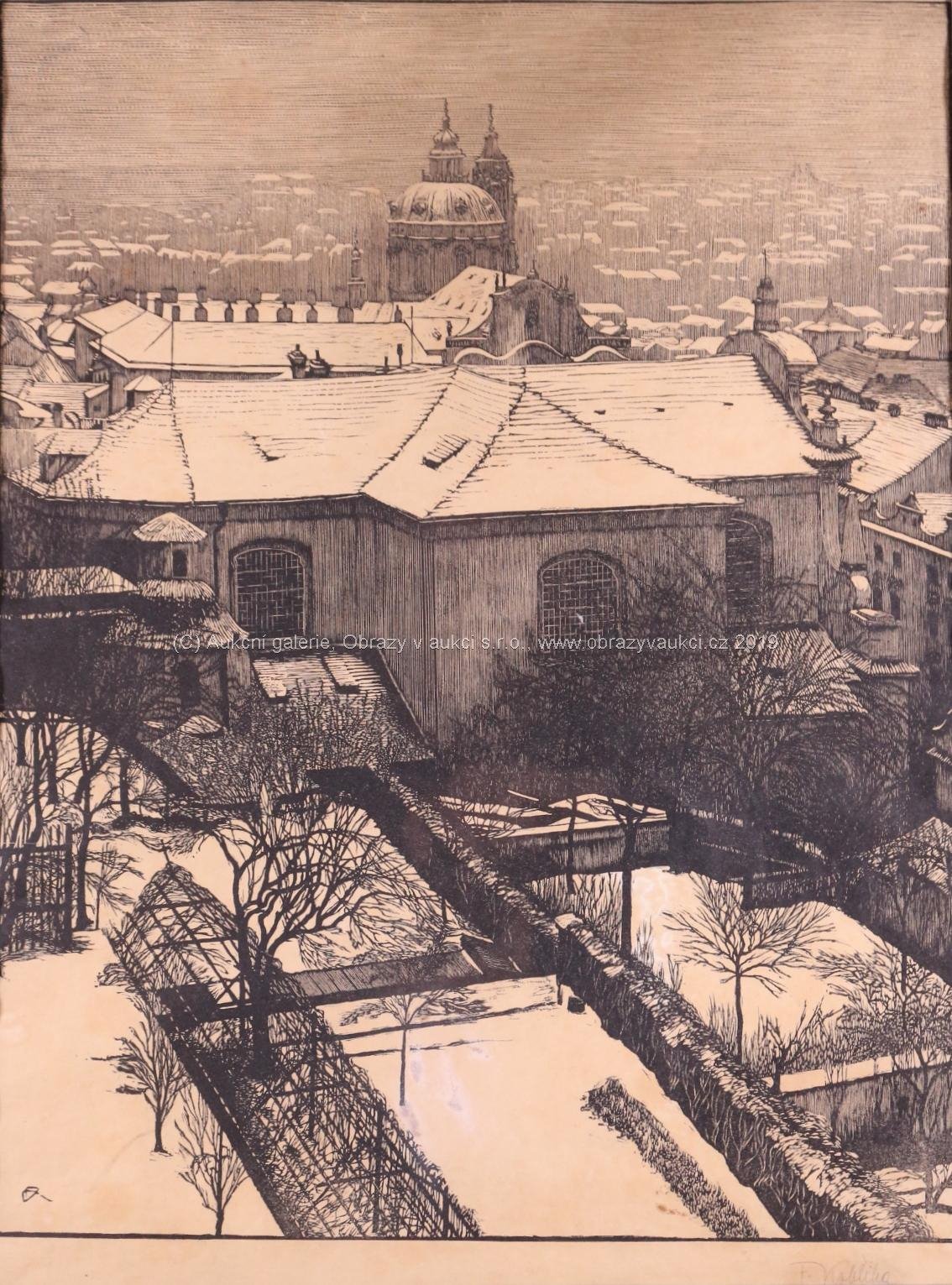 František Kobliha - Malostranské střechy