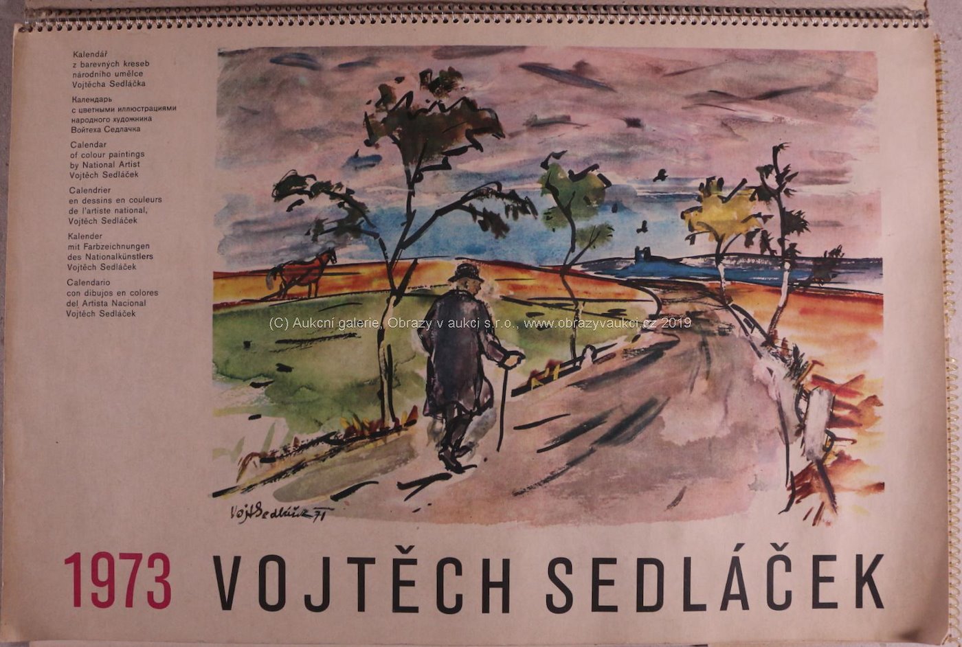 Vojtěch Sedláček - Kalendář na rok 1973