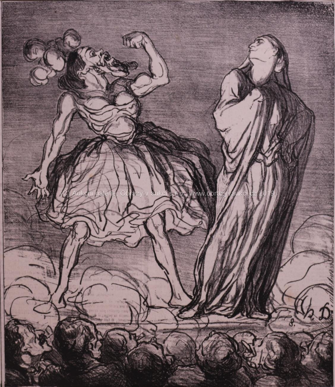 Honoré Daumier - Z divadla
