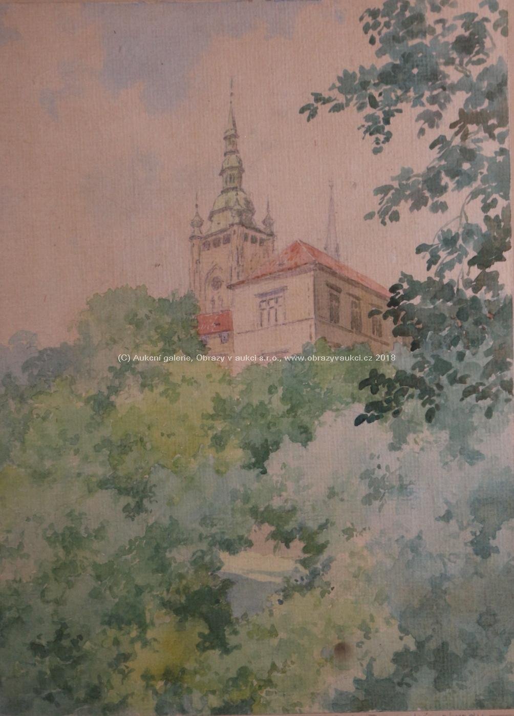 Karel Šimůnek - Pohled z Thunovské zahrady
