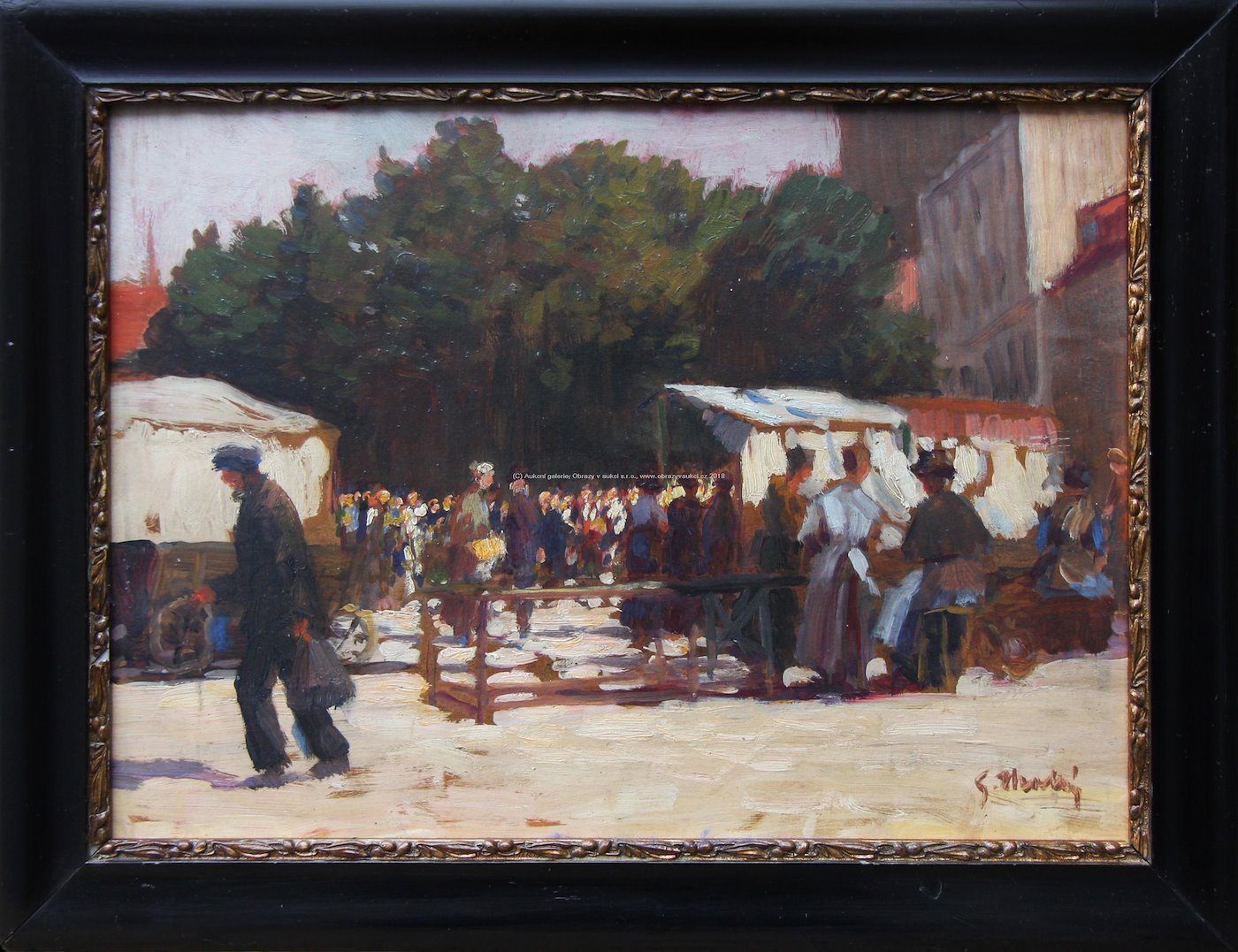 Gustav Mallý - Na trhu