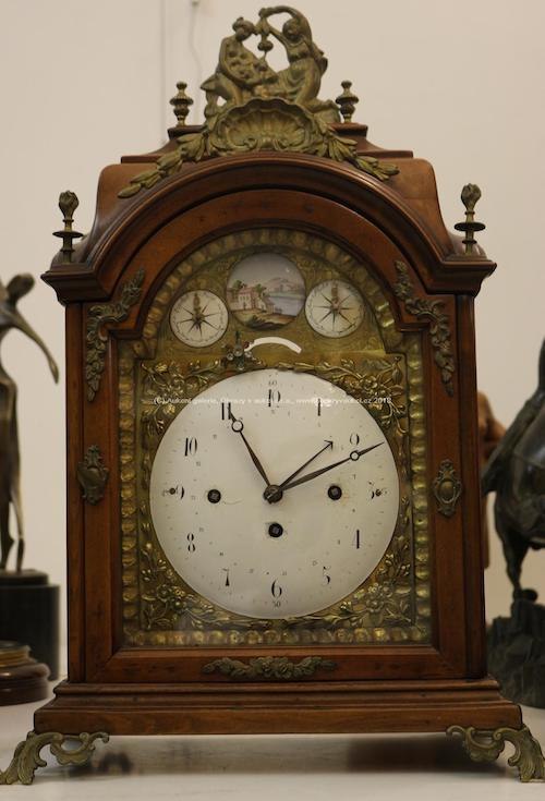 Franz Lechner - Barokní stolní hodiny