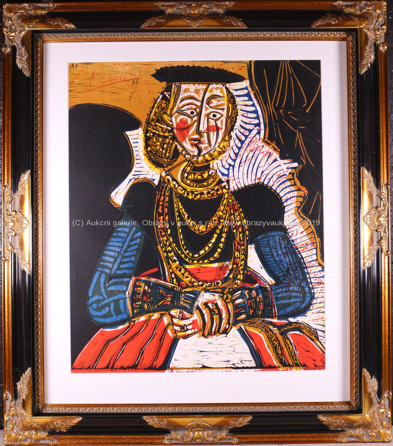 Pablo Picasso - Buste de femme d´aprés Cranach le Jeune