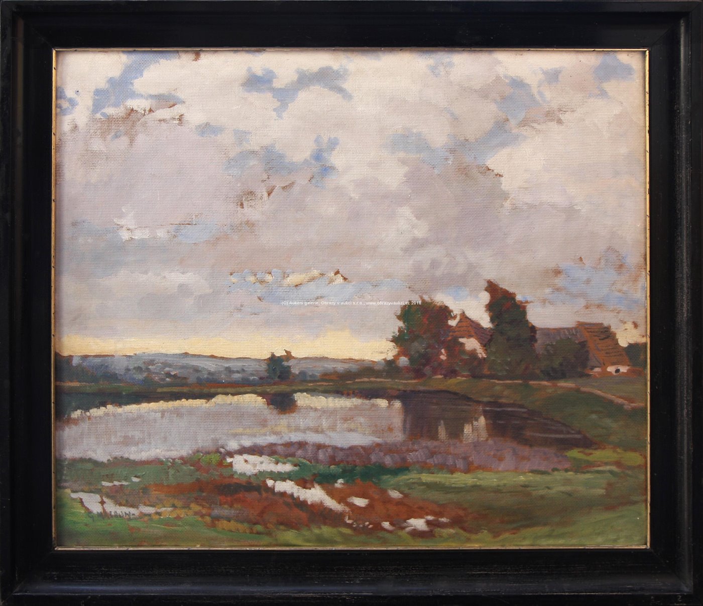 Gustav Macoun - Statek u rybníka