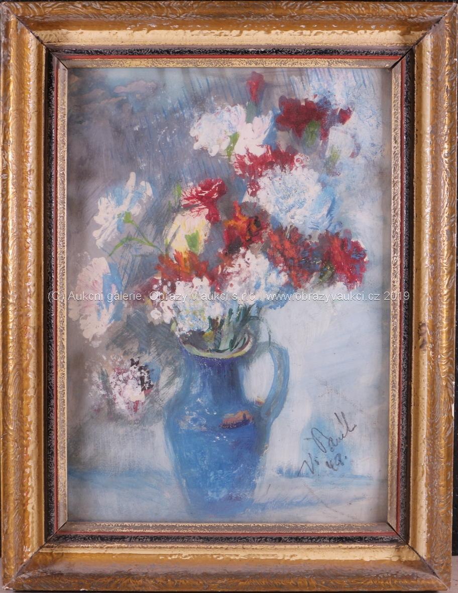 Václav Pavlík - Květiny v modré váze