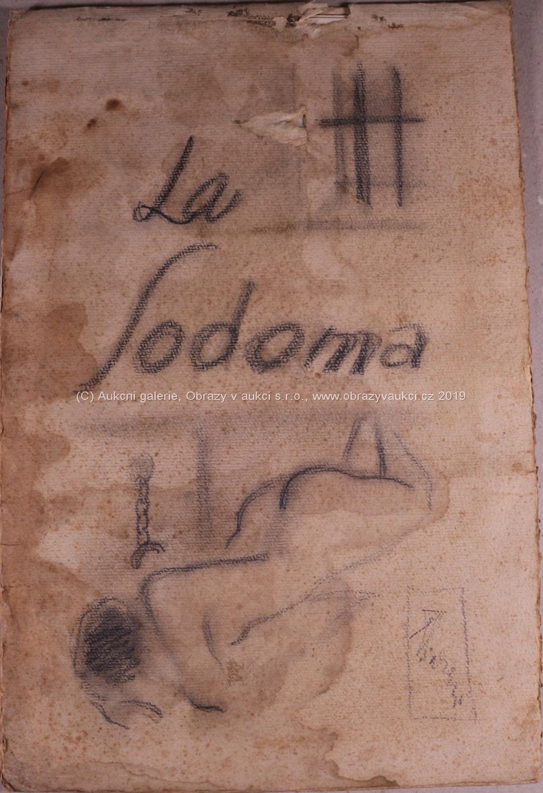 Jaroslav Štika - Soubor 6-ti kreseb: La Sodoma