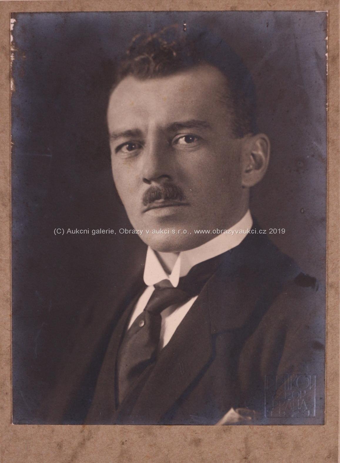 František Drtikol - Mužský portrét