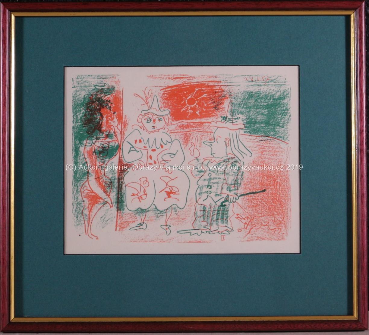 Pablo Picasso - L'Ecuyere et les clowns