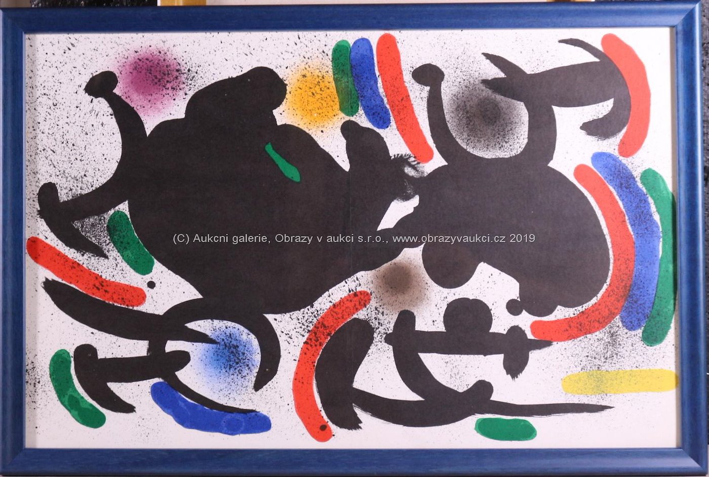 Joan Miró - Litographie originale VII., opus 863