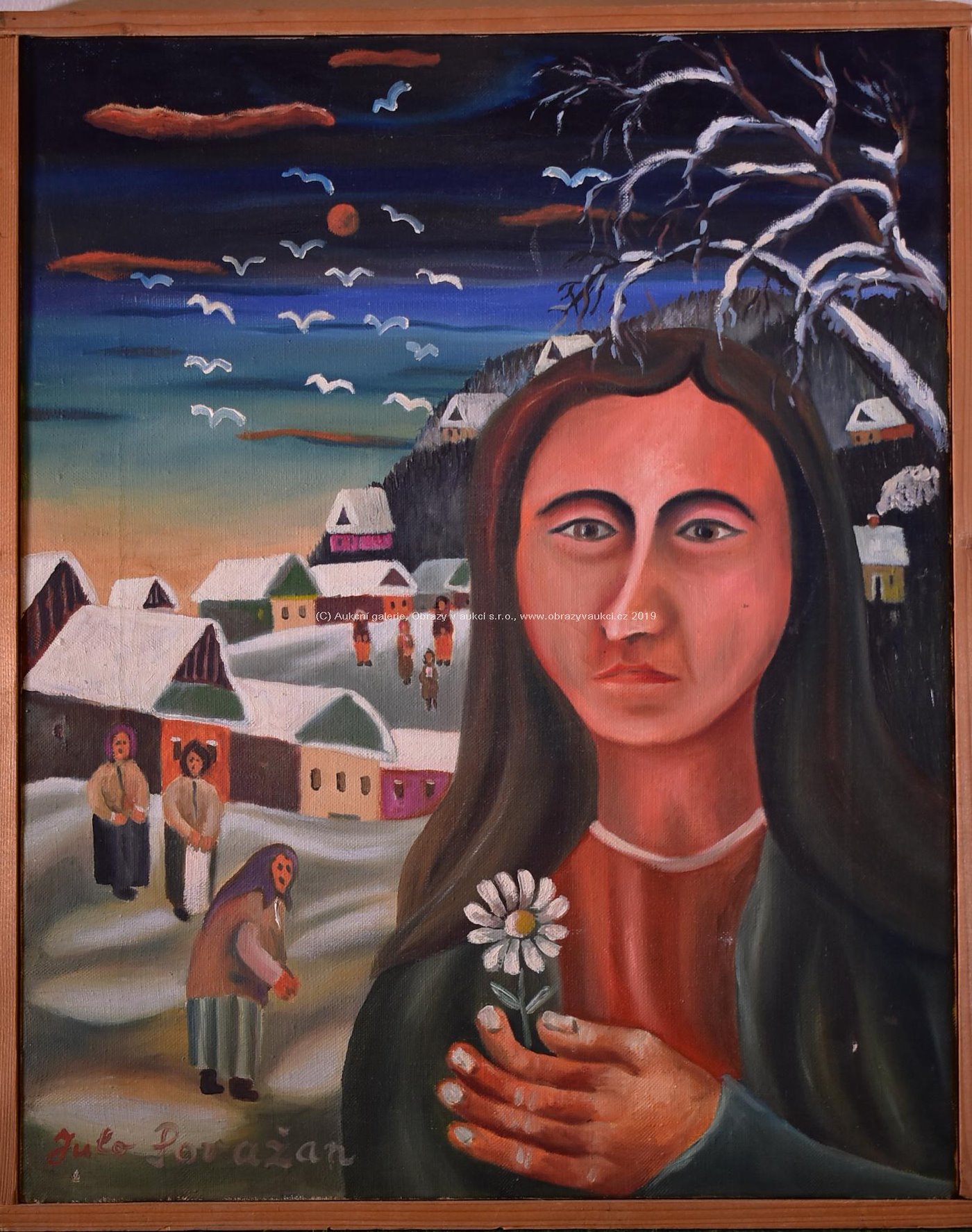 Július Považan - Zima na vesnici