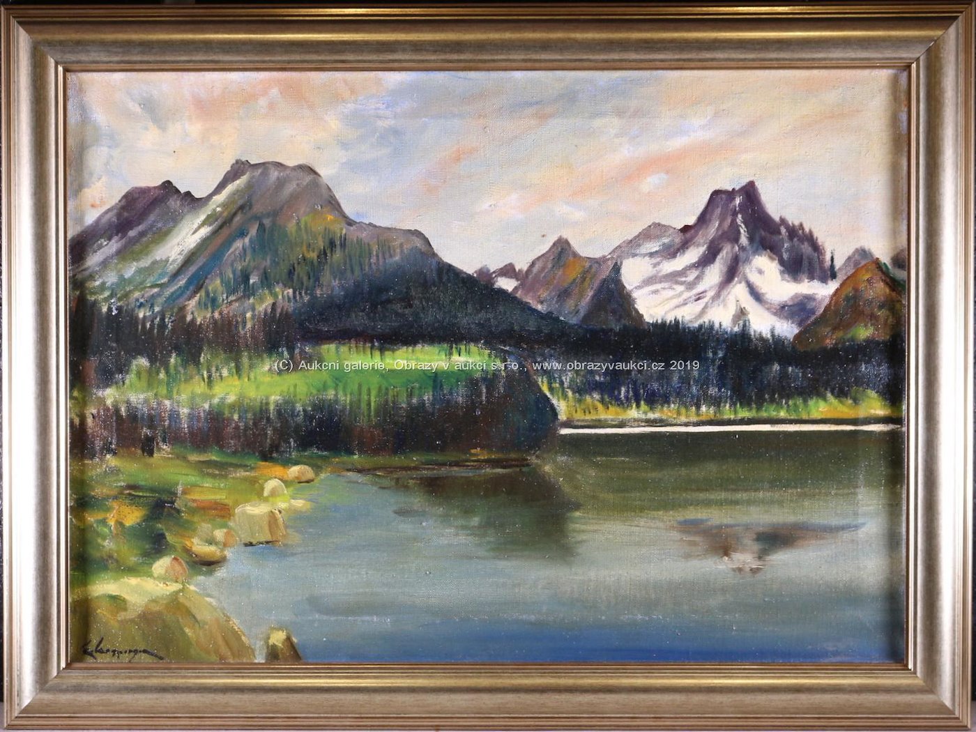 Emanuel Hosperger - Jezero v horách