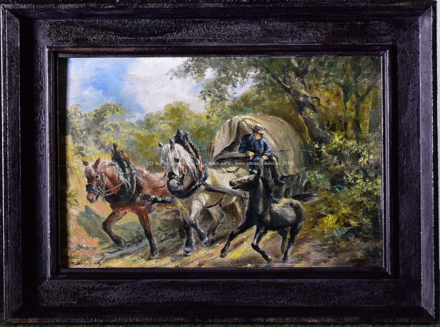 Karel Šilpoch - Povoz s koňmi