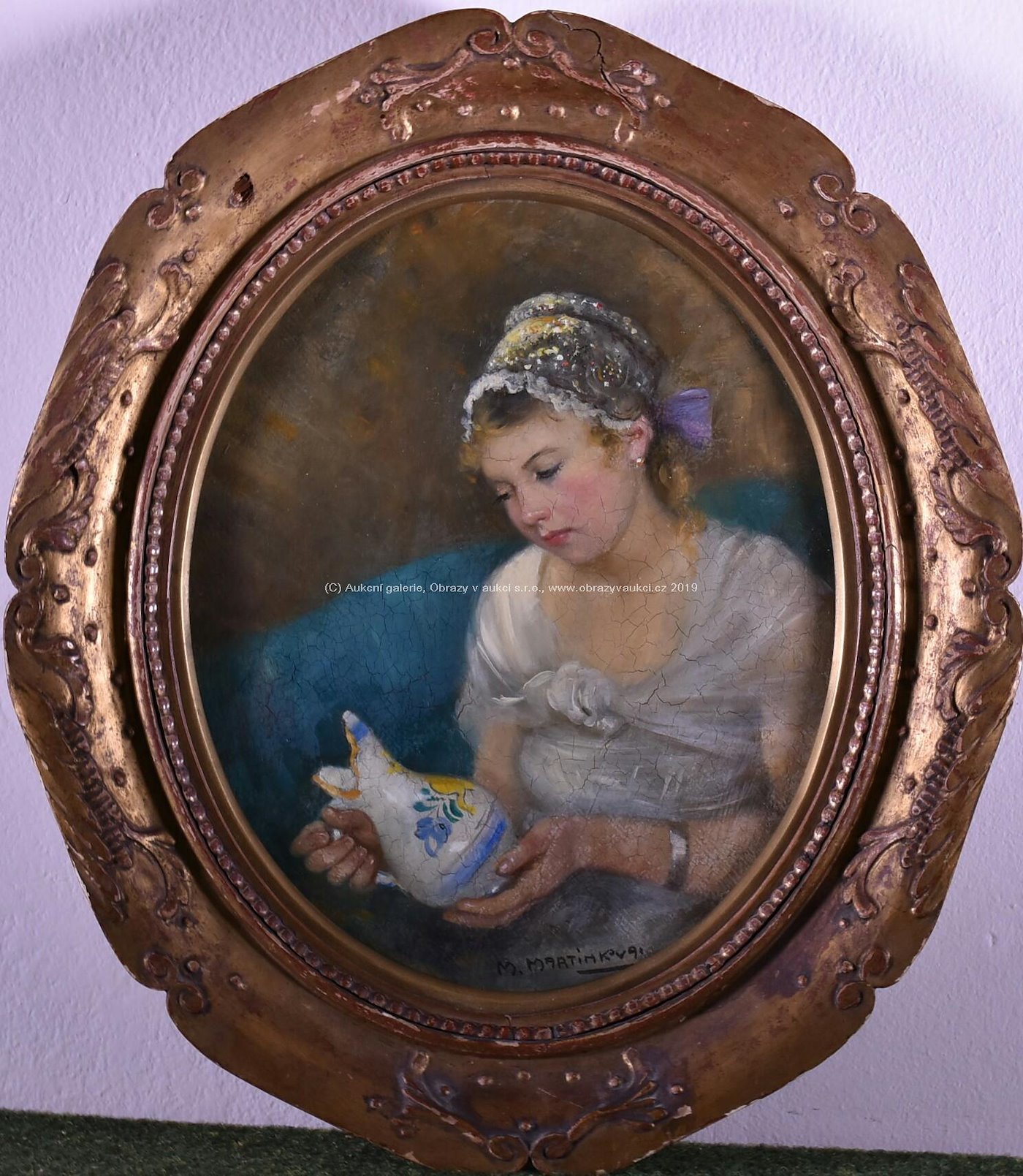 Marie Martínková - Tomašovská - Dívka se džbánkem