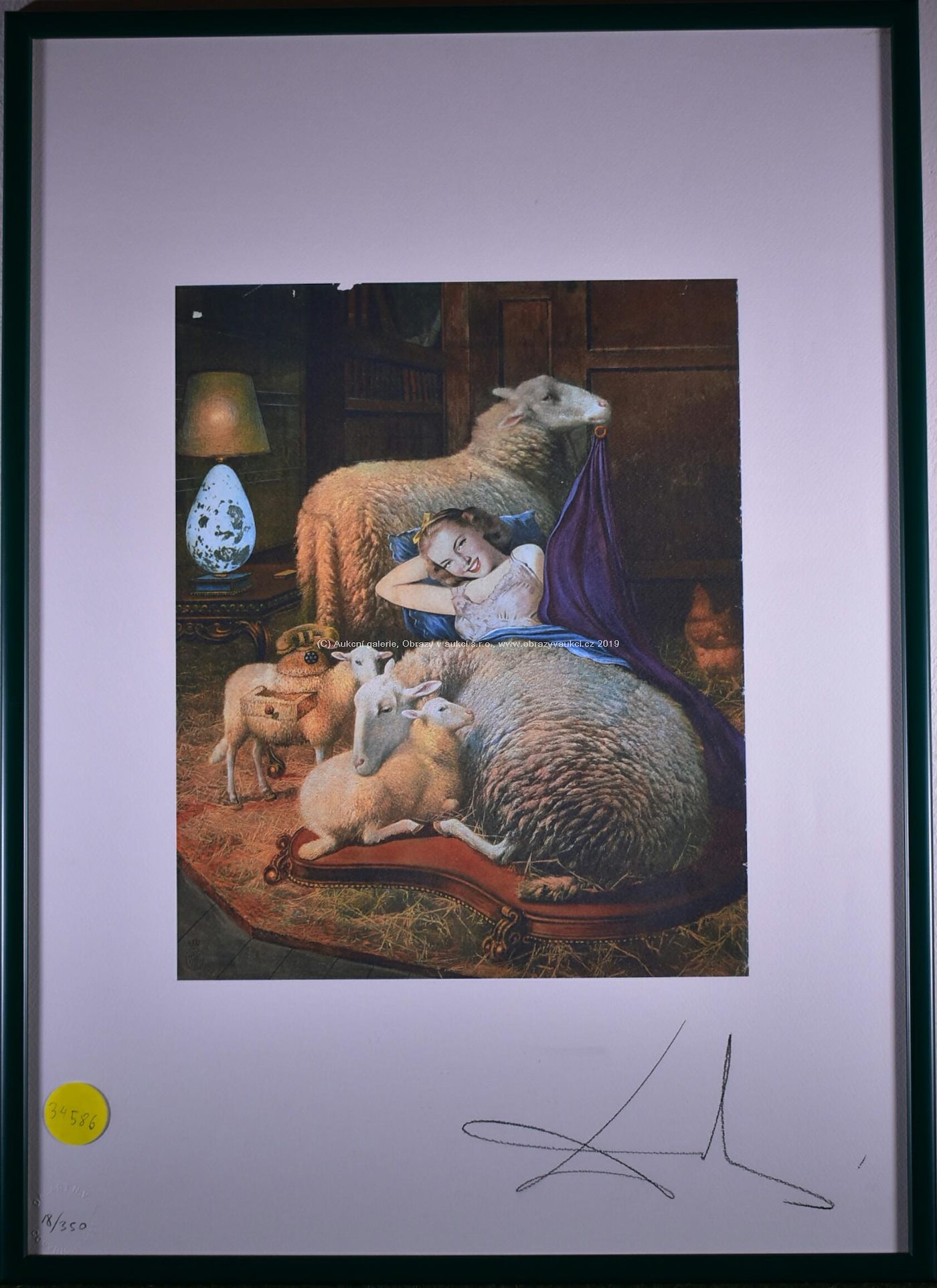Salvador Dalí - Dívka s ovcemi
