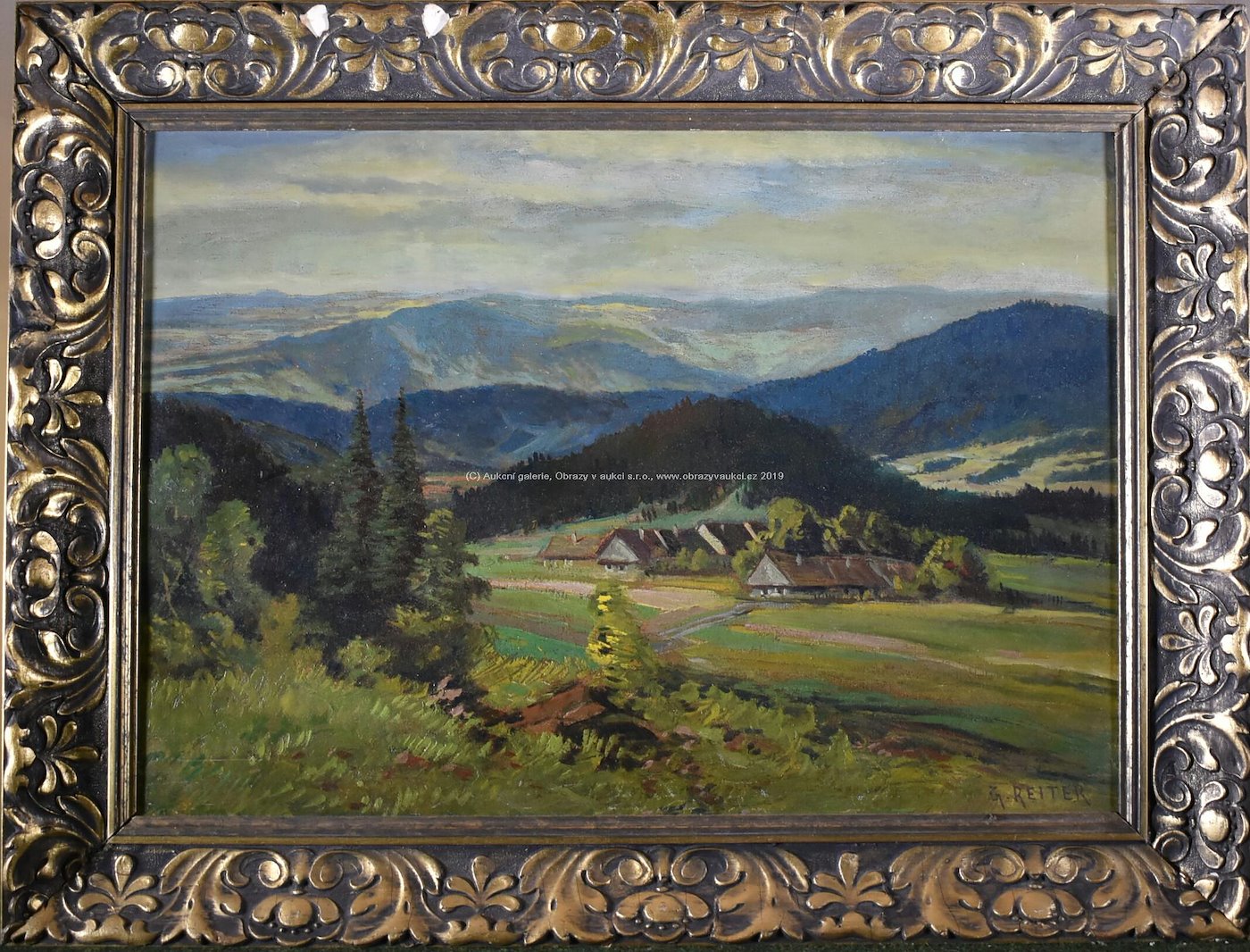 Gustav Reiter - Chalupy v údolí