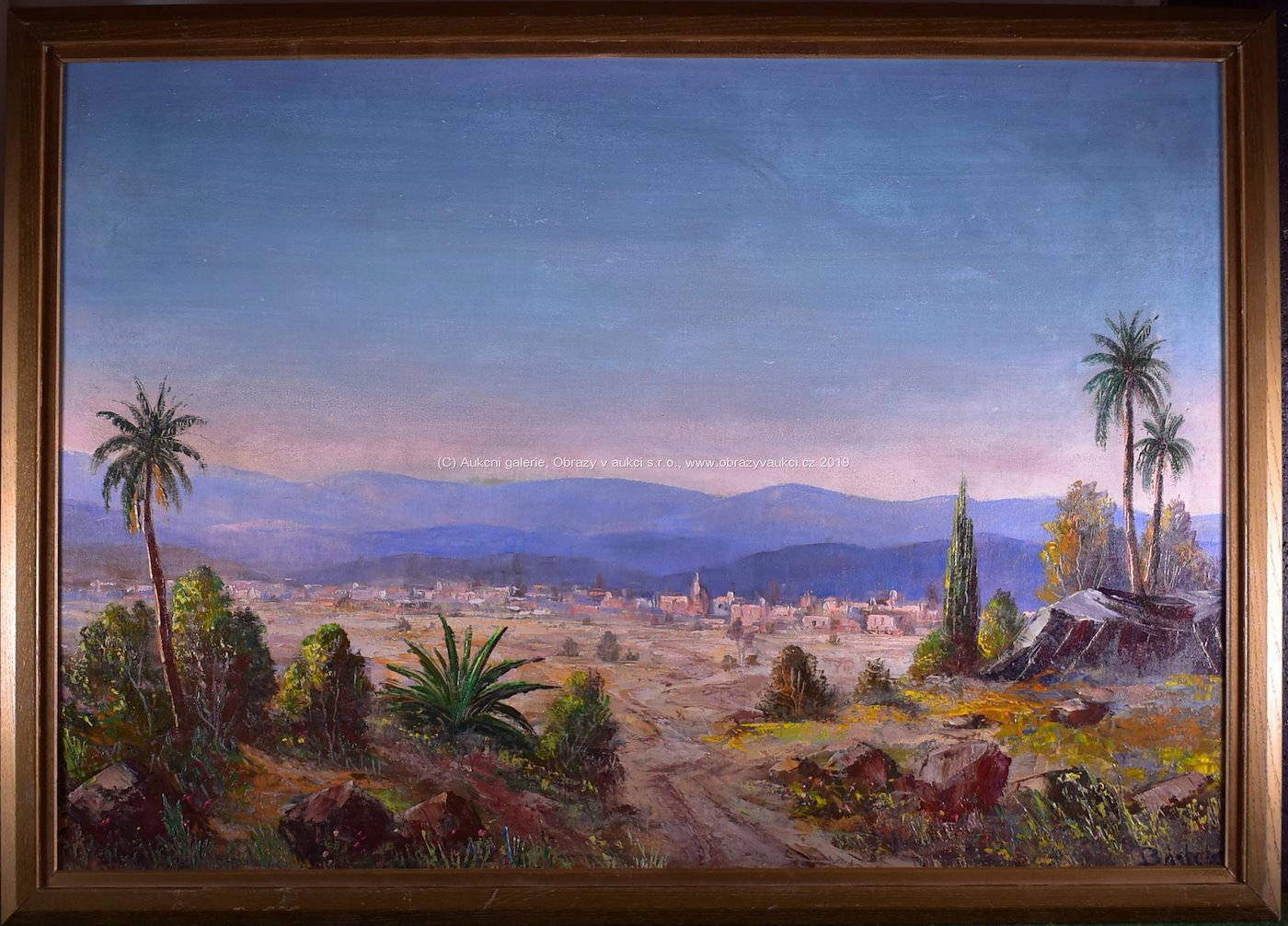 Julius Bartek - Pohled na Jeruzalém