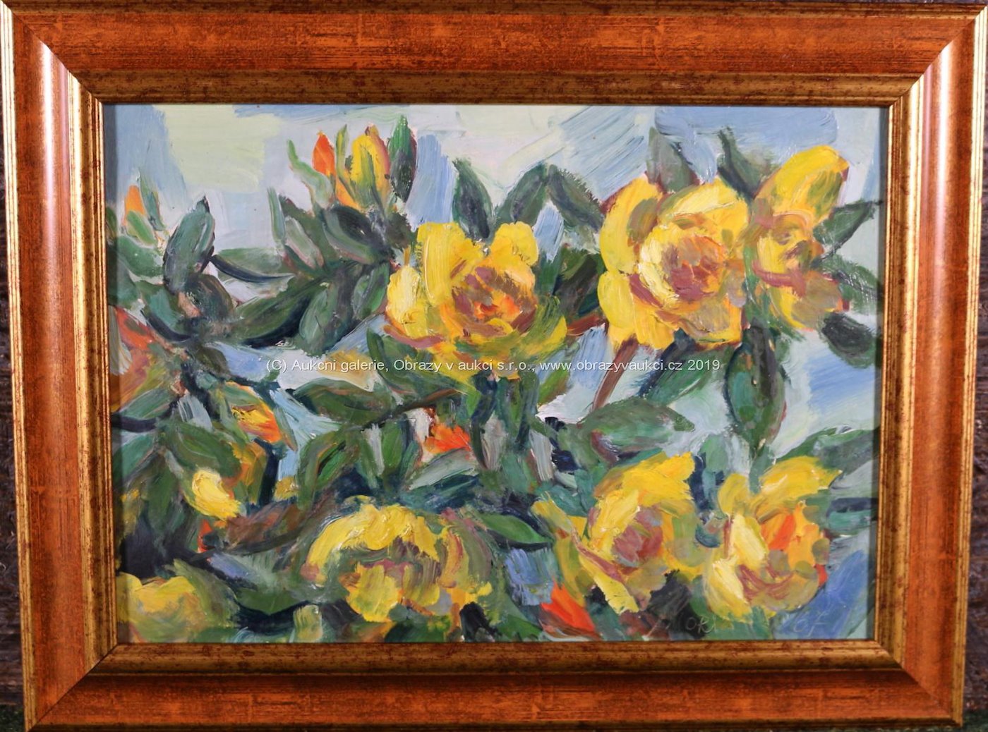 Alois Moravec - Žluté růže
