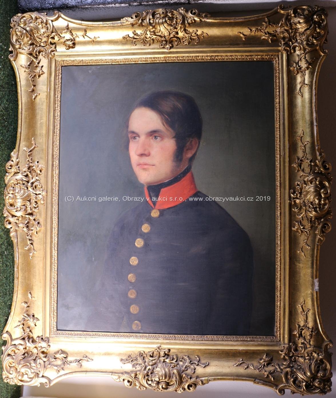 Friedrich Krepp - Portrét vojáka