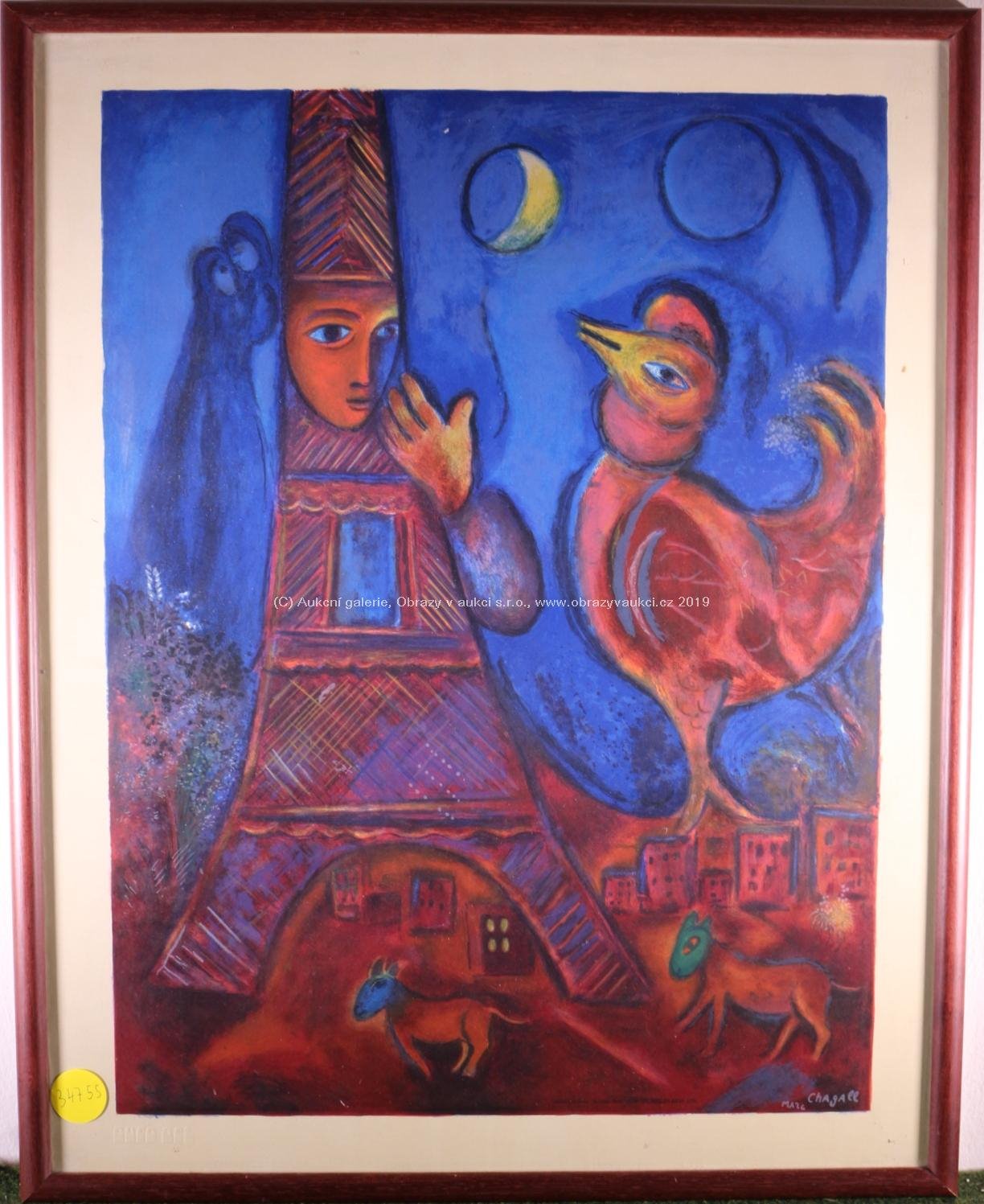 Marc Chagall - Bonjoue Paris