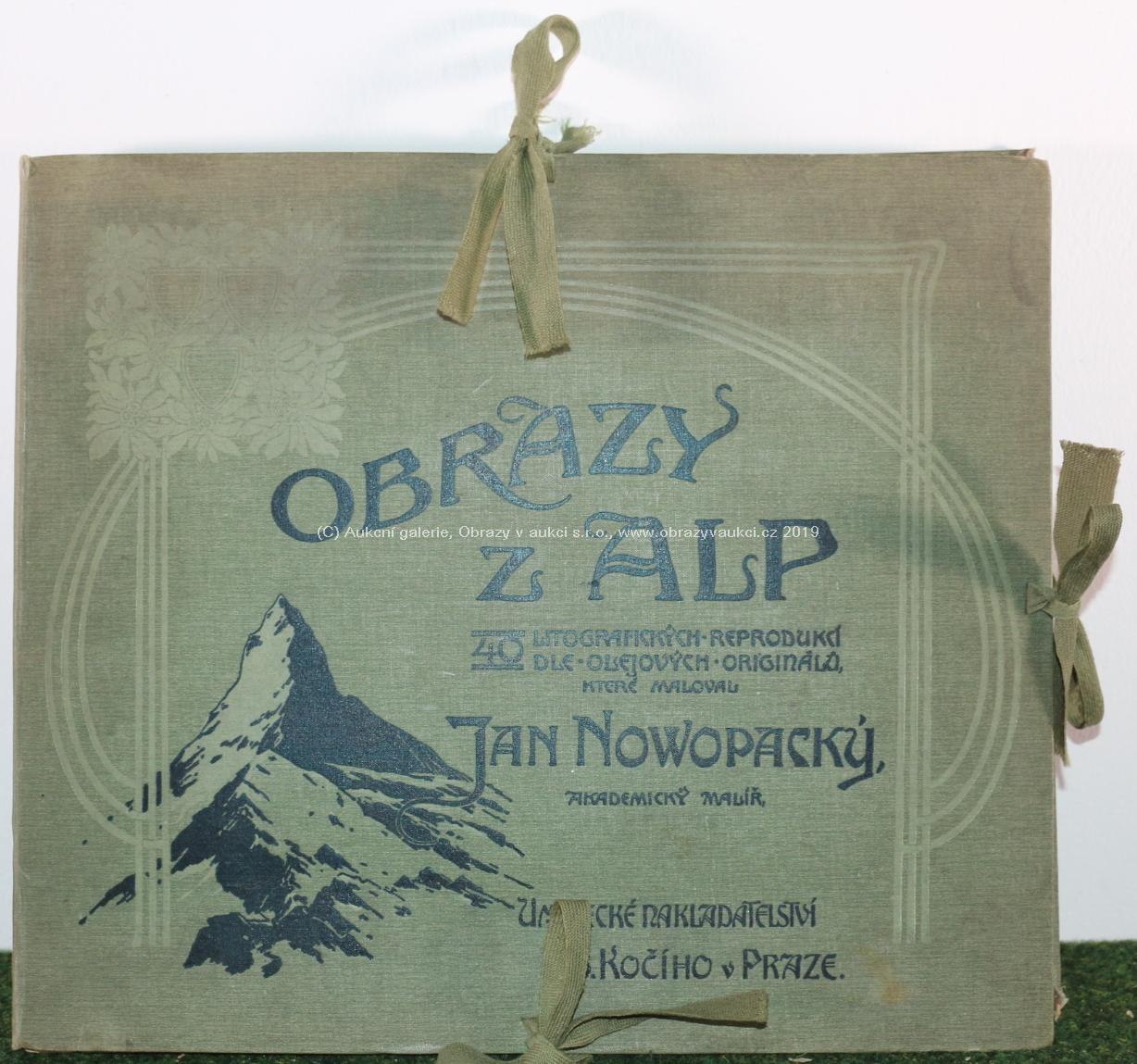 Jan Nowopacký - Obrazy z Alp