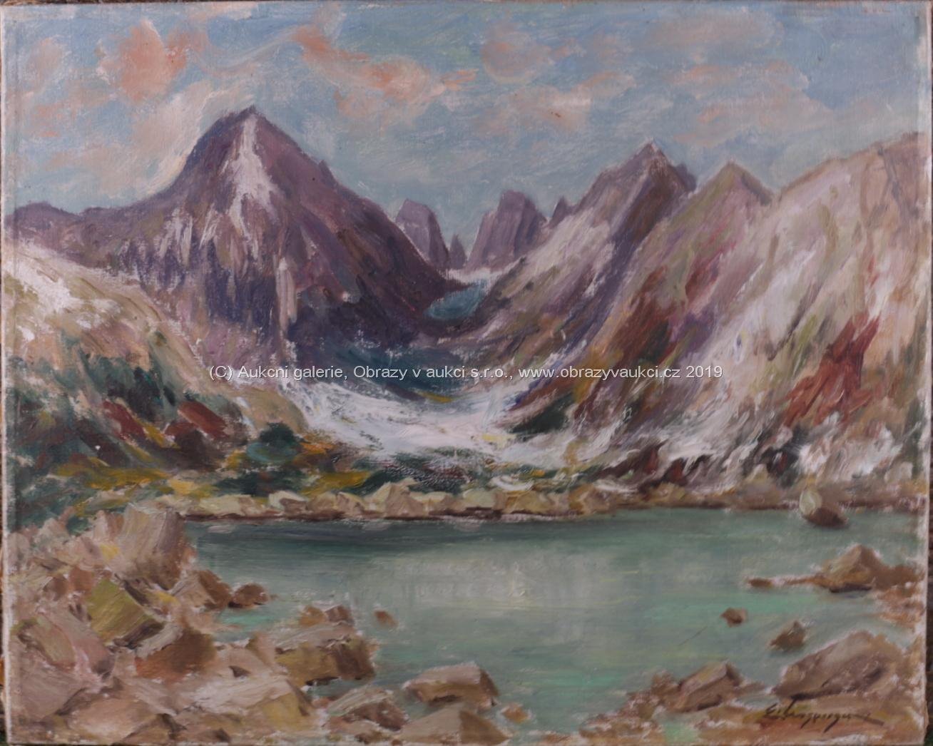Emanuel Hosperger - Horské jezero