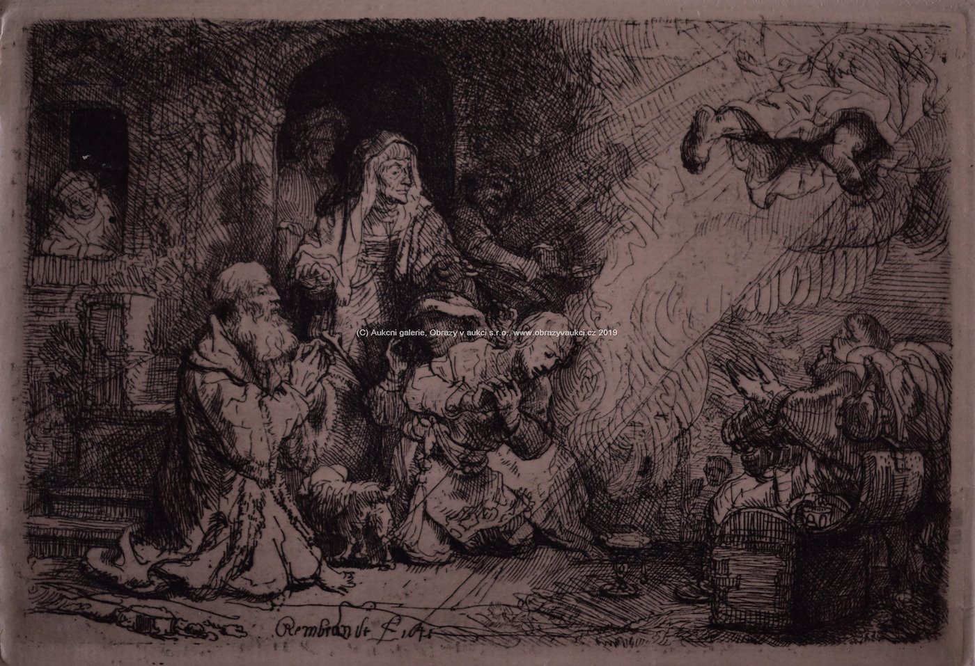 Rembrandt van Rijn - Zvěstování