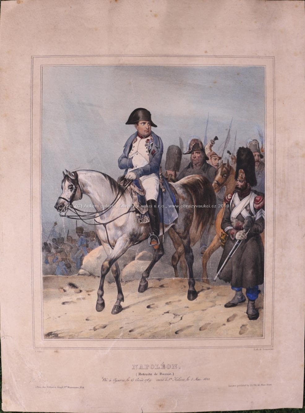 Lemercier - Napoleon - Útěk z Ruska