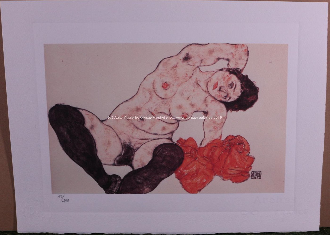 Egon Schiele - Weiblicher akt