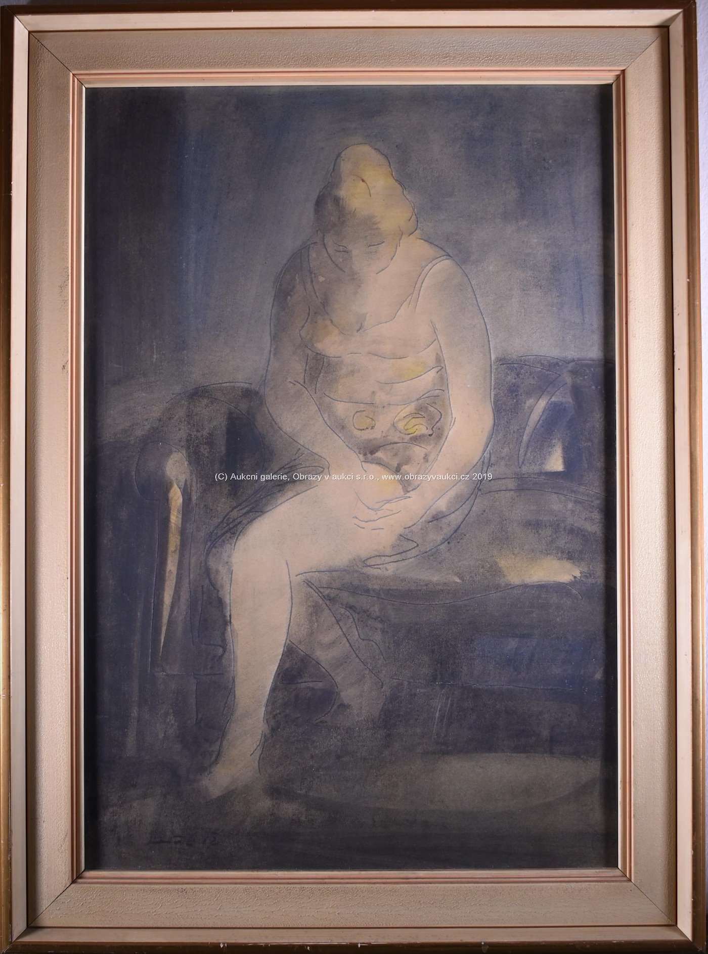 Karel Souček (*1885) - Sedící žena