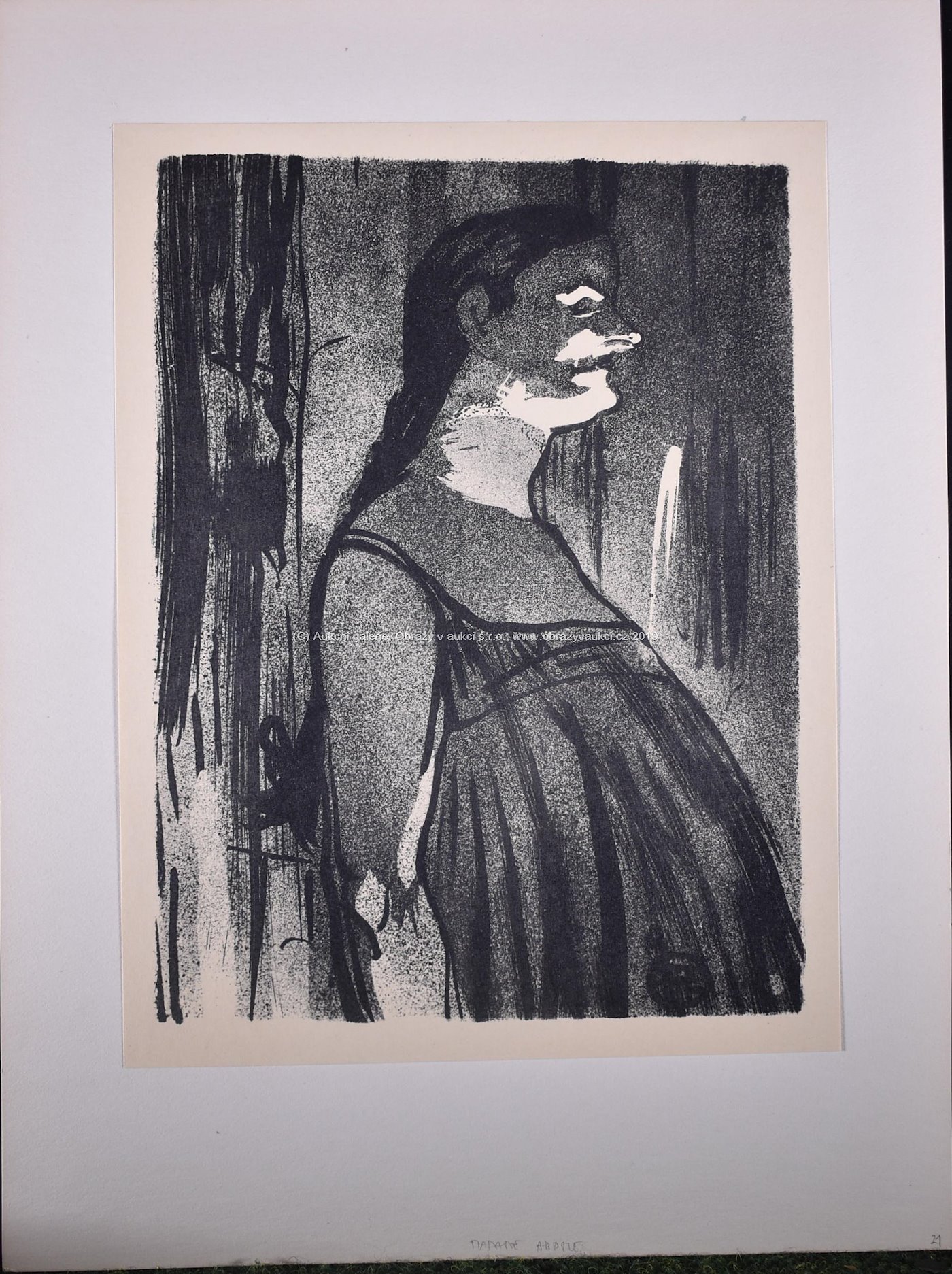 Henri de Toulouse-Lautrec - Madame Abdala (1893), Opus 21