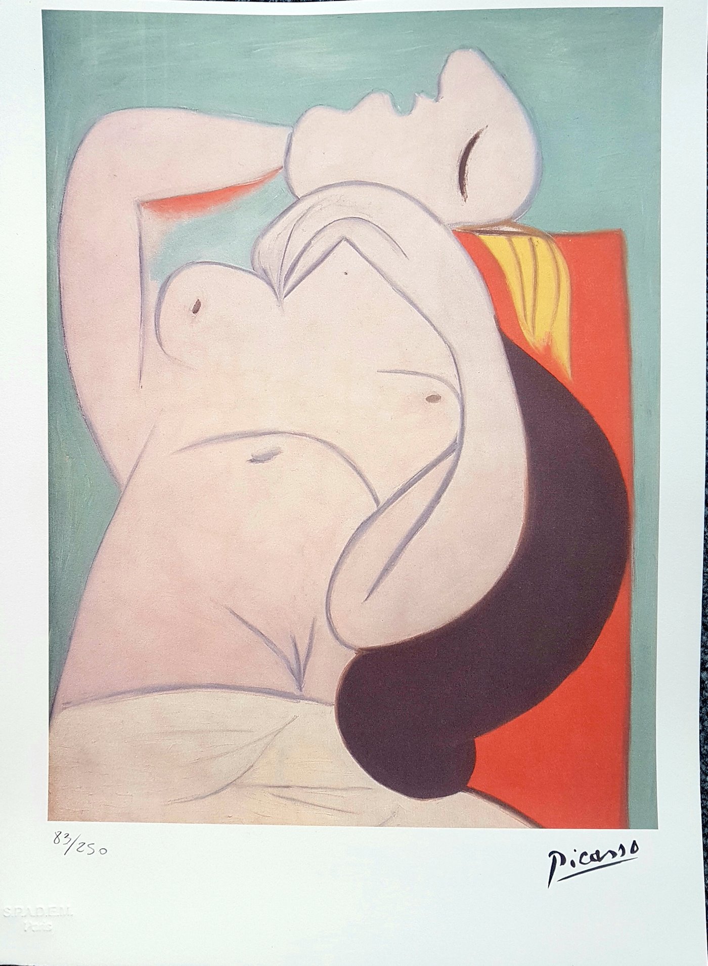 Pablo Picasso - Spící akt