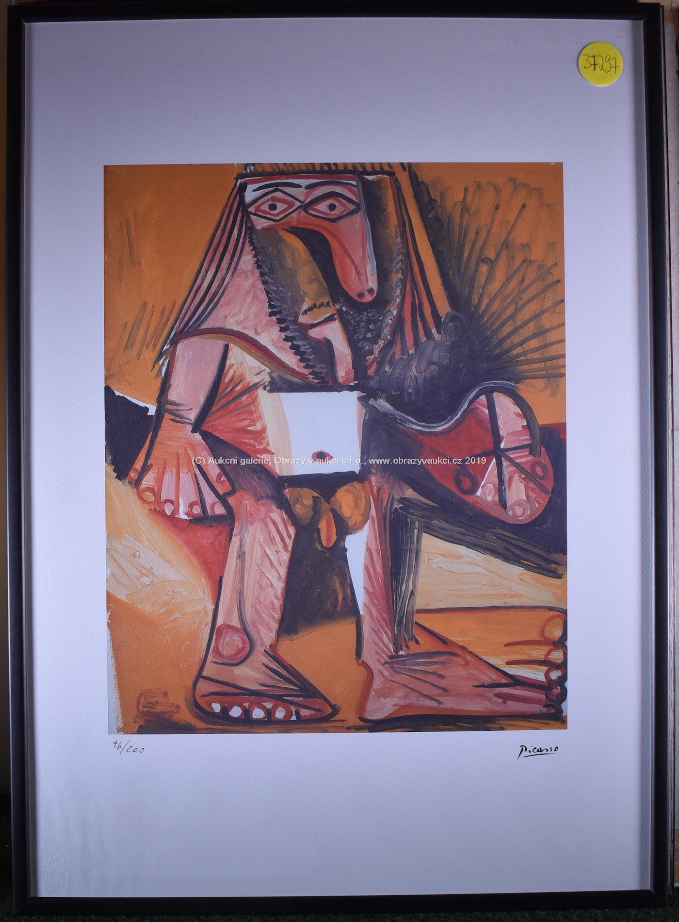 Pablo Picasso - Vousatý muž