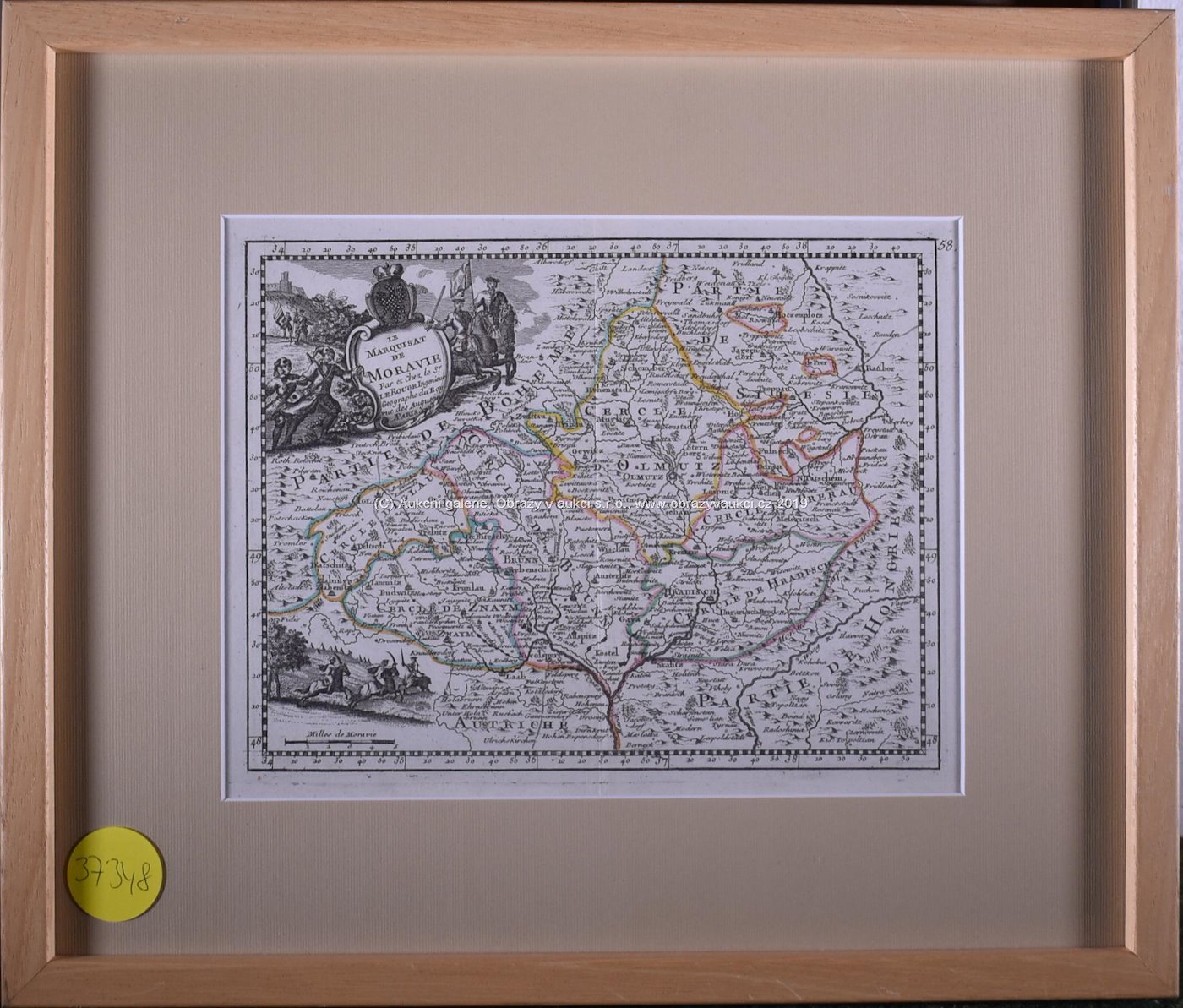 Georges-Louis le Rouge - Mapa Moravy