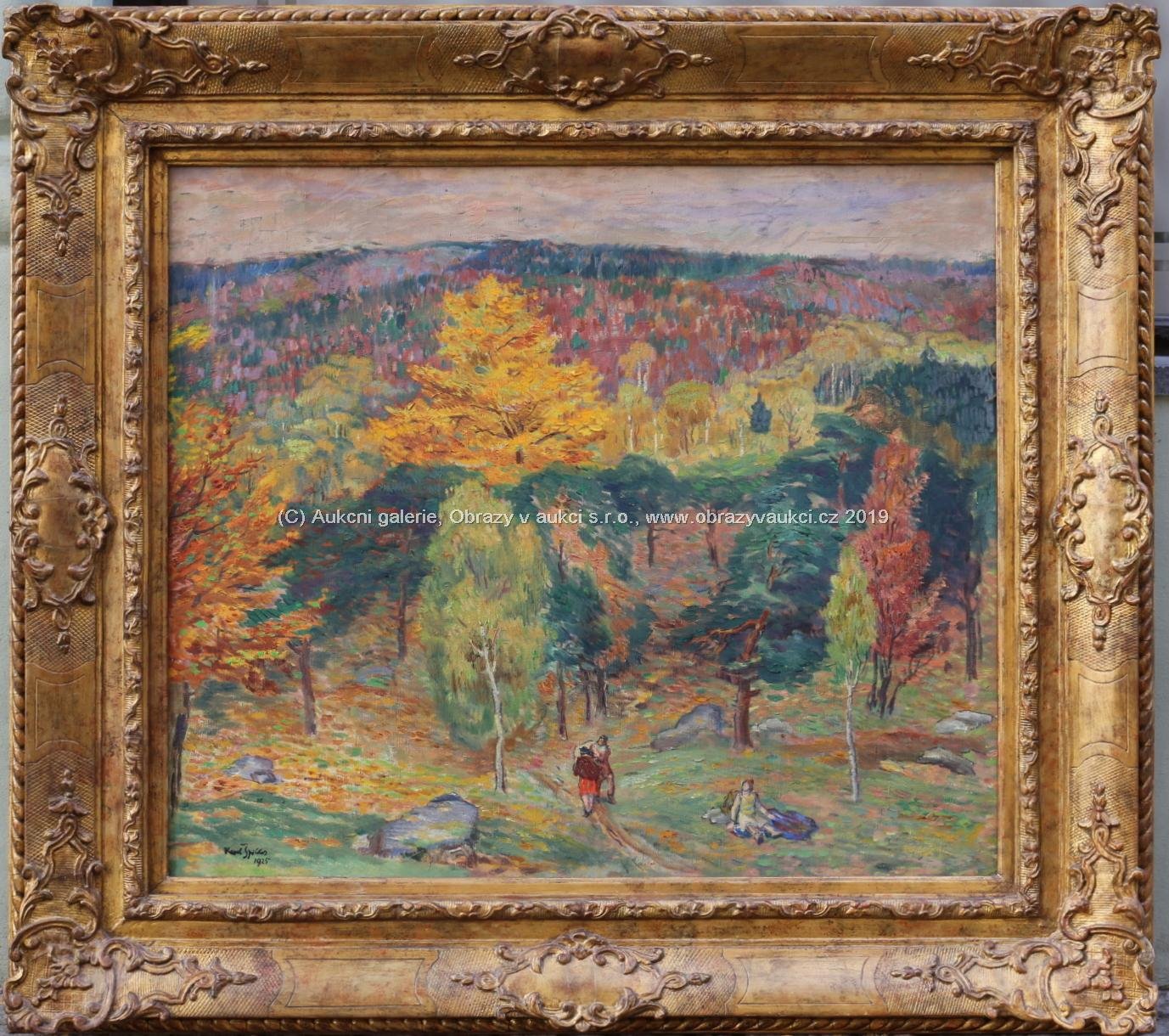 Karel Špillar - Podzim v lese