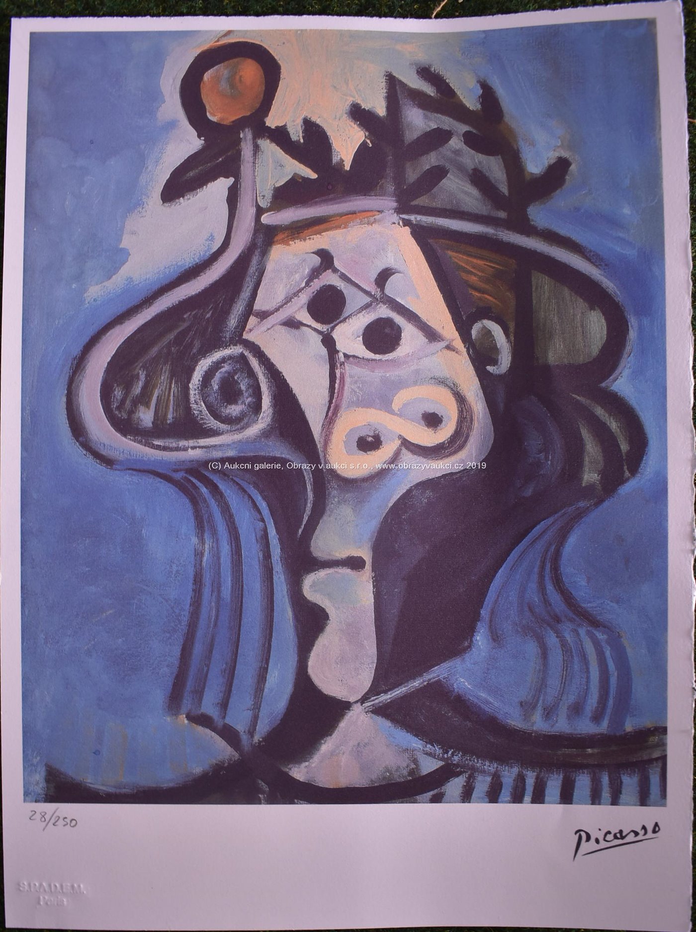 Pablo Picasso - Žena v klobouku