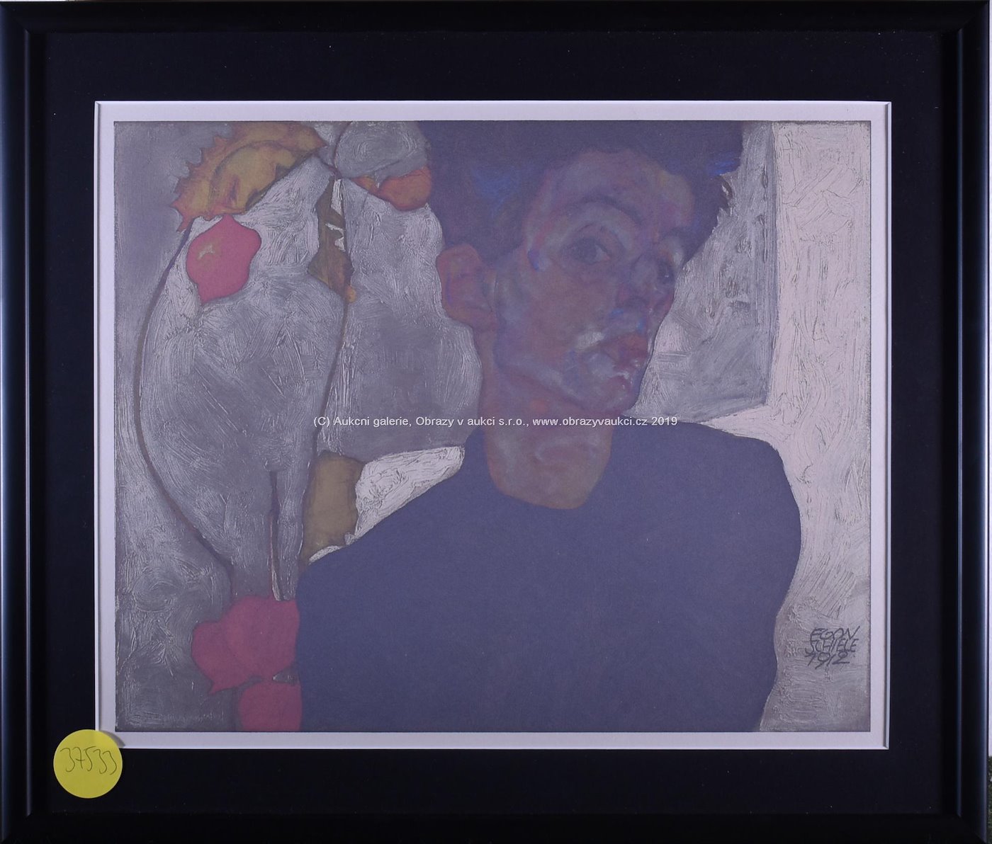 Egon Schiele - Zasněný