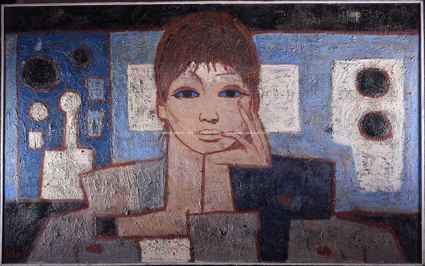 Ivan Sedliský - Modrý portrét