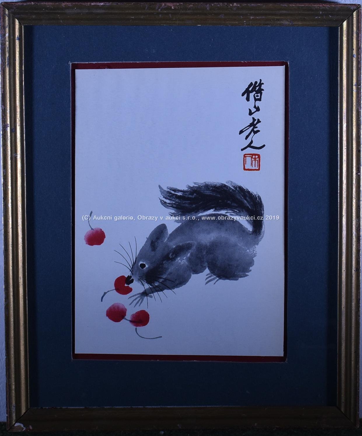 Bai-shi Qi (Čchi Paj-š´) - Veverka s třešněmi