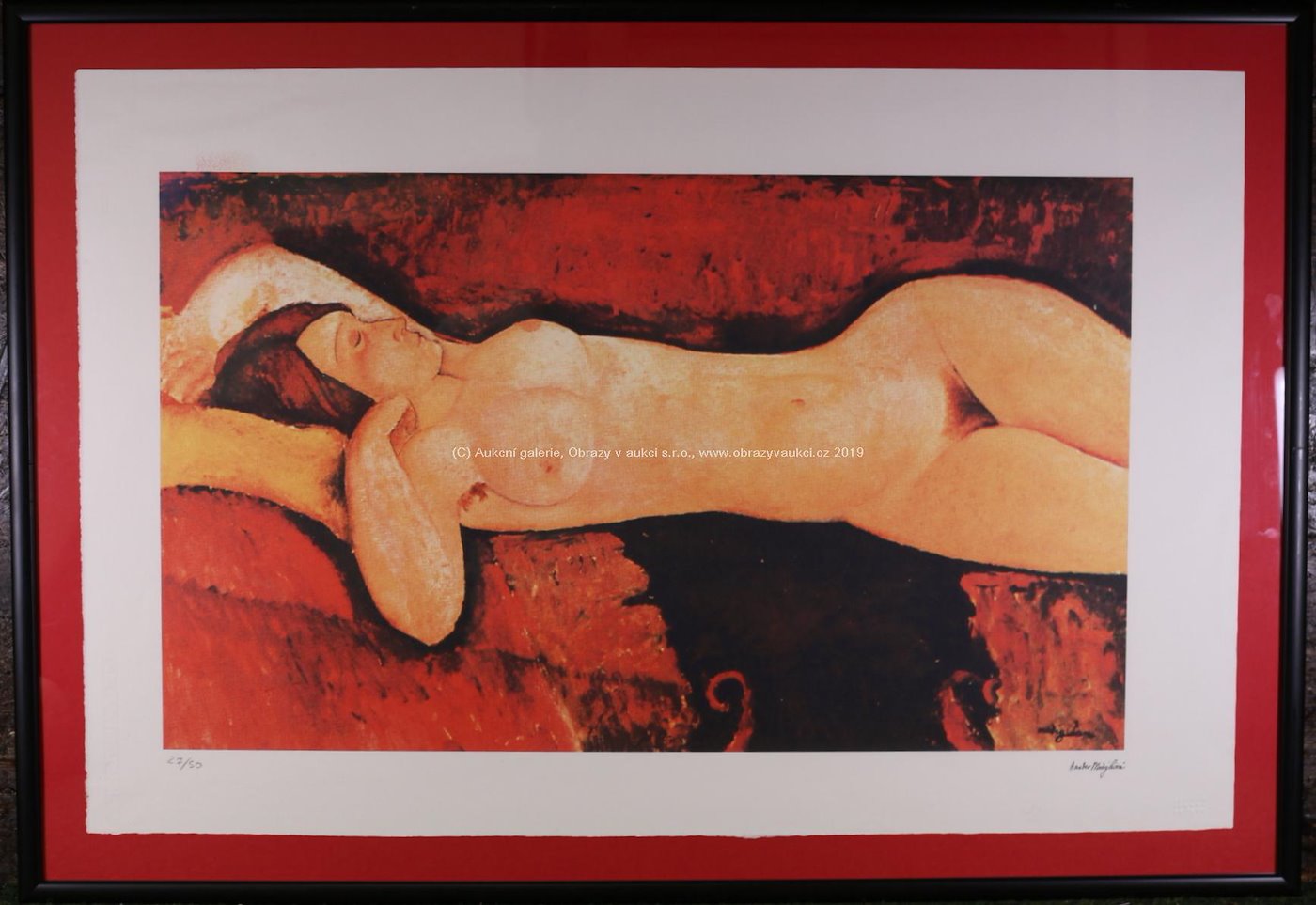 Amedeo Modigliani - Ležící akt